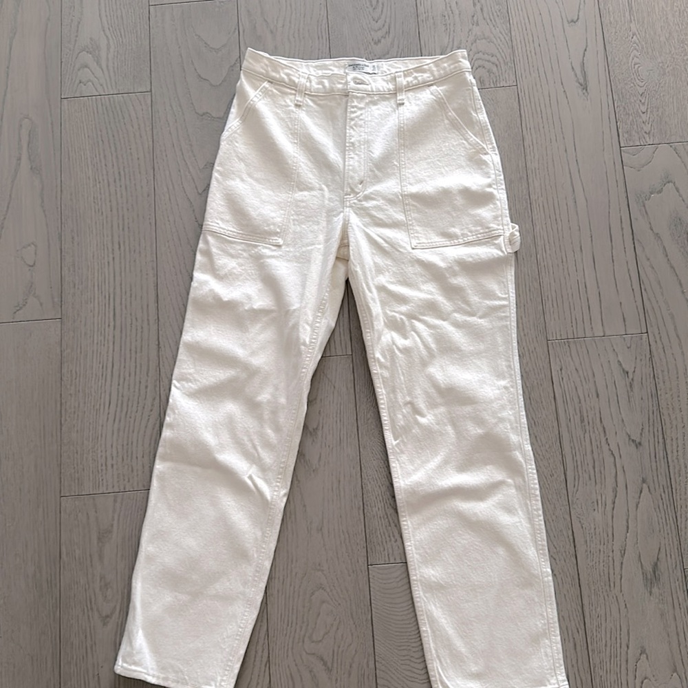 Abercrombie the 90’s straight ultra high rise carpenter jean